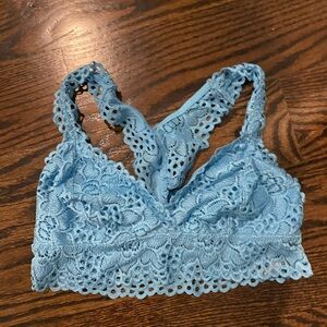 Blue bralette